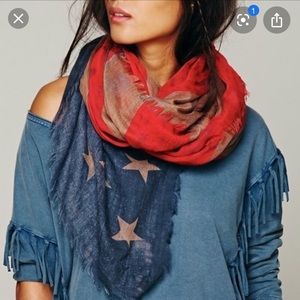 Free People American Flag Scarf